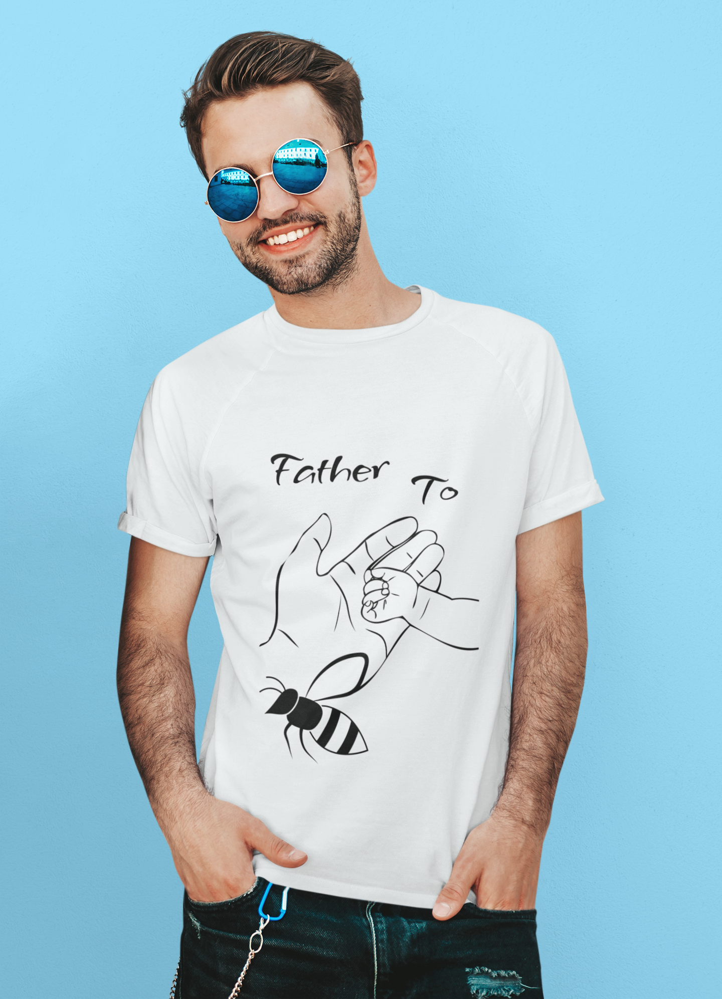 Father To Bee -Unisex Premium t-shirt